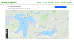 Desktop Screenshot of ontariobiketrails.com